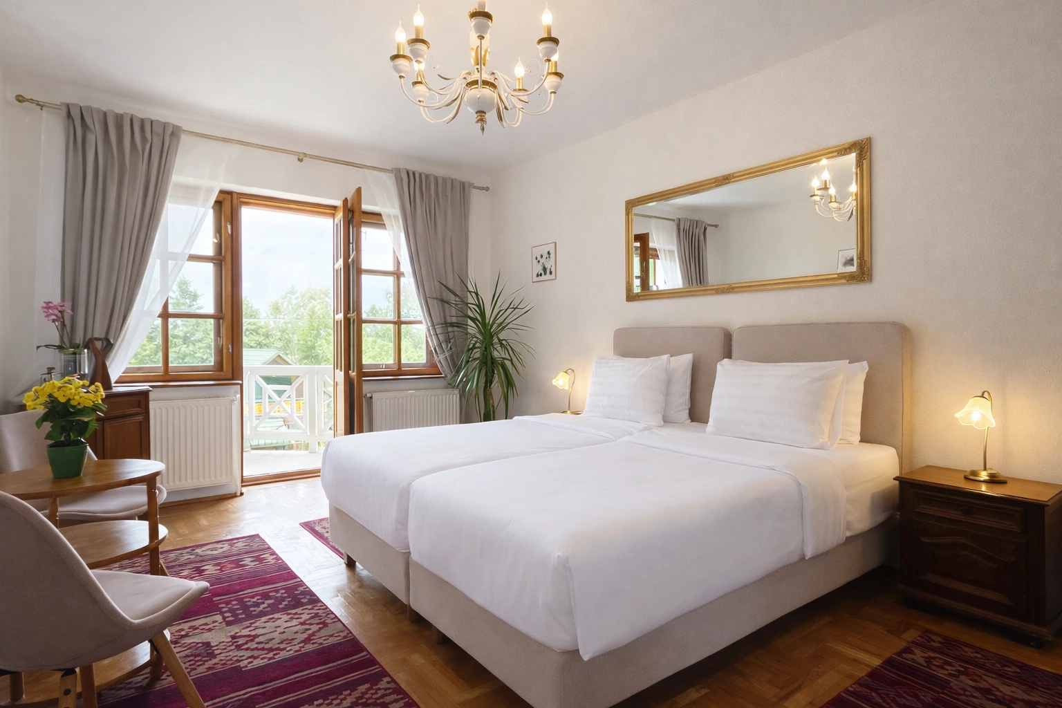 Standard Room with Balcony & Private External Bathroom