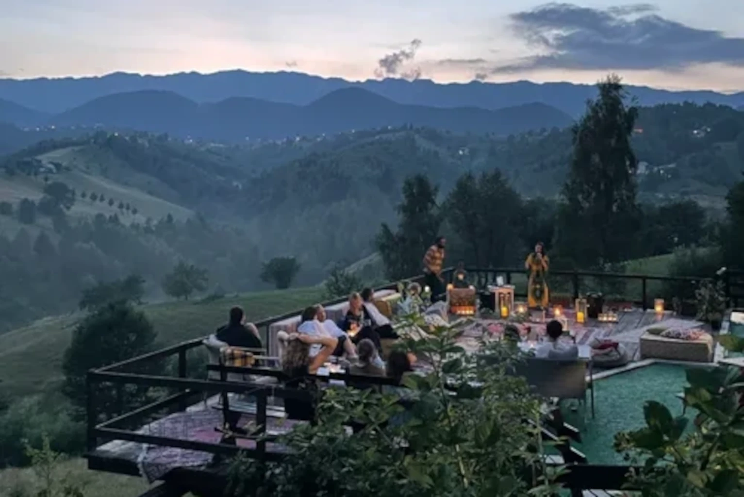 Team dining — shared bites and drinks